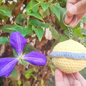 Minion horgolt kulcstartó  - játék & sport - plüssállat & játékfigura - más figura - Meska.hu