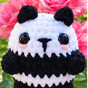 Horgolt panda, Játék & Sport, Plüssállat & Játékfigura, Maci, Horgolás, MESKA