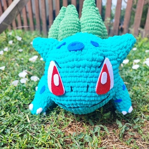 Horgolt óriás Bulbasaur Pokémon, Játék & Sport, Plüssállat & Játékfigura, Más figura, Horgolás, MESKA
