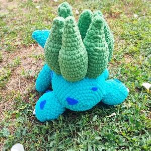 Horgolt óriás Bulbasaur Pokémon - játék & sport - plüssállat & játékfigura - más figura - Meska.hu
