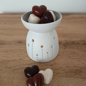 Téli szívdobbanás - vanília-fahéj szója illatviasz - otthon & életmód - gyertya, illat, aroma - illatviasz - Meska.hu