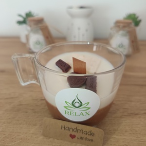 Trüffel krémpohár  RELAX kézműves gyertya - otthon & életmód - gyertya, illat, aroma - gyertya - Meska.hu