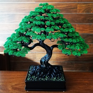 Zöld bonsai - művészet - szobor - fém - Meska.hu