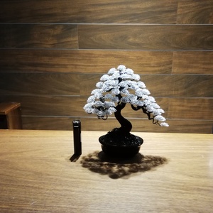 Ezüst bonsai - otthon & életmód - dekoráció - asztal és polc dekoráció - bonsai - Meska.hu