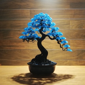 Kék bonsai, Otthon & Életmód, Dekoráció, Asztal és polc dekoráció, Bonsai, , MESKA