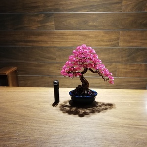 Magenta bonsai - otthon & életmód - dekoráció - asztal és polc dekoráció - bonsai - Meska.hu