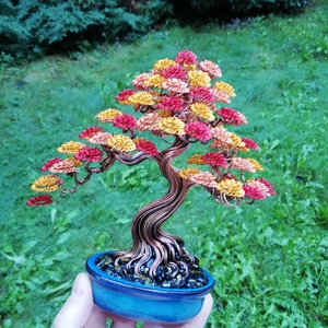 Őszi bonsai - otthon & életmód - dekoráció - asztal és polc dekoráció - bonsai - Meska.hu