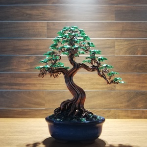 Zöld kisfa - otthon & életmód - dekoráció - asztal és polc dekoráció - bonsai - Meska.hu