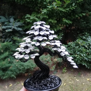 Ezüst kisfa, Otthon & Életmód, Dekoráció, Asztal és polc dekoráció, Bonsai, , MESKA