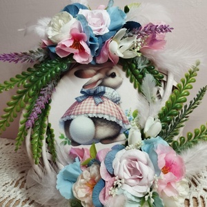 Húsvéti ajtódísz, Ünnepi díszek, dekorációk, Húsvéti díszek és dekorációk, Húsvéti ajtódísz, kopogtató, , MESKA