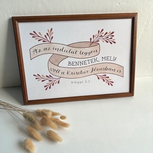 Krisztusi lelkület - Igés print, Művészet, Grafika & Illusztráció, Digitális, Fotó, grafika, rajz, illusztráció, MESKA