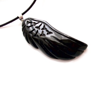 Égi árny fekete achát szárny medál / nyaklánc unisex - ékszer - nyaklánc - medál - Meska.hu Égi árny fekete achát szárny medál / nyaklánc unisex - ékszer - nyaklánc - medál - Meska.hu