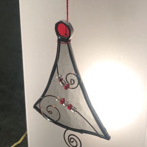 Karácsonyfa üvegdísz 2. (füst) - karácsony - karácsonyi lakásdekoráció - karácsonyfadíszek - Meska.hu