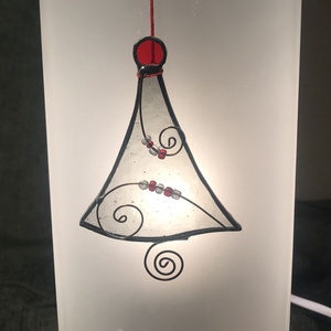 Karácsonyfa üvegdísz 2. (füst) - karácsony - karácsonyi lakásdekoráció - karácsonyfadíszek - Meska.hu