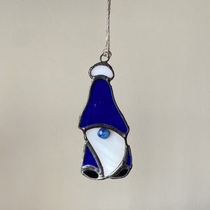 Kék manó - ablakdísz - otthon & életmód - babaszoba, gyerekszoba - babaszoba dekoráció - Meska.hu