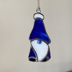 Kék manó - ablakdísz - otthon & életmód - babaszoba, gyerekszoba - babaszoba dekoráció - Meska.hu