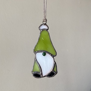 Világoszöld manó  - otthon & életmód - dekoráció - ajtó- és ablak dekoráció - ablakdísz - Meska.hu