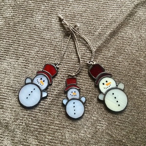 Hóamber karácsonyfadísz - karácsony - karácsonyi lakásdekoráció - karácsonyfadíszek - Meska.hu