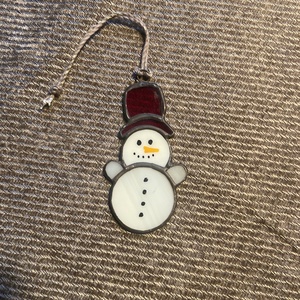 Hóamber karácsonyfadísz - karácsony - karácsonyi lakásdekoráció - karácsonyfadíszek - Meska.hu