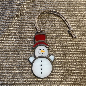 Hóamber karácsonyfadísz - karácsony - karácsonyi lakásdekoráció - karácsonyfadíszek - Meska.hu