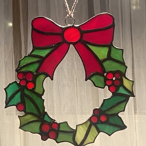 Karácsonyi koszorú (ajtó-, vagy  ablakdísz) - Meska.hu