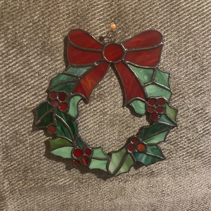 Karácsonyi koszorú (ajtó-, vagy  ablakdísz) - otthon & életmód - dekoráció - ajtó- és ablak dekoráció - ablakdísz - Meska.hu