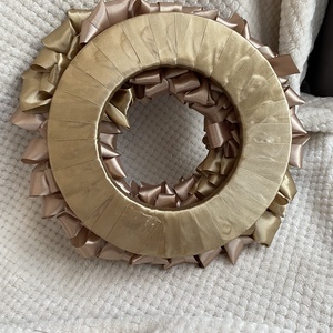  Édes karamell koszorú - karácsony - adventi díszek - adventi ajtódísz - Meska.hu