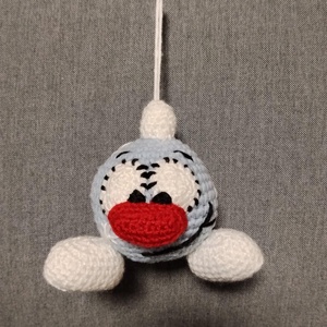 Horgolt fenyőfa gömb - Meska.hu