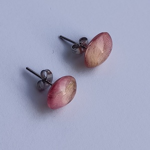 Rózsaszirom fülbevaló 04 - ékszer - fülbevaló - pötty fülbevaló - Meska.hu