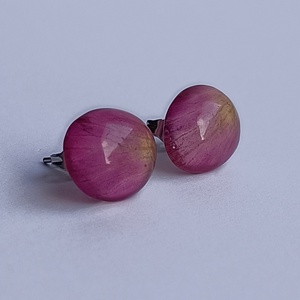 Rózsaszirom fülbevaló 05, Ékszer, Fülbevaló, Pötty fülbevaló, , MESKA