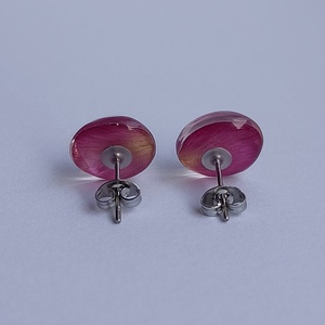 Rózsaszirom fülbevaló 05 - ékszer - fülbevaló - pötty fülbevaló - Meska.hu