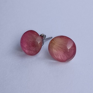 Rózsaszirom fülbevaló 03 - ékszer - fülbevaló - pötty fülbevaló - Meska.hu