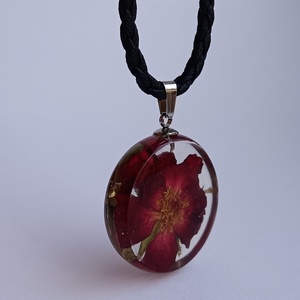 Rózsa medál 02 - ékszer - nyaklánc - medál - Meska.hu