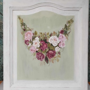 Vintage fali dekoráció - Meska.hu