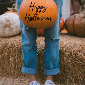 halloween tök matrica, halloween dekoráció, vicces tök feliratok, őszi ablak matrica - otthon & életmód - papír, írószer - matrica, matrica csomag - Meska.hu