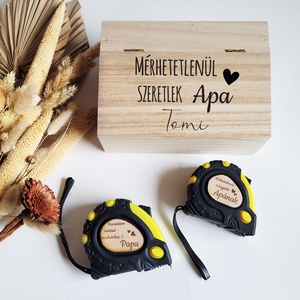 Mérőszalag, apák napi ajándék, szülőköszöntő - esküvő - emlék & ajándék - szülőköszöntő ajándék - Meska.hu