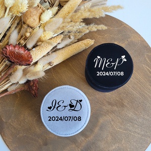 gyűrűtartó doboz monogrammal, esküvői, Esküvő, Kiegészítők, Gyűrűtartó & Gyűrűpárna, Mindenmás, MESKA