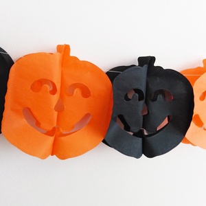 Denevér garland Halloween papír dekoráció 3 méter - otthon & életmód - dekoráció - halloween - halloweeni dekoráció - Meska.hu