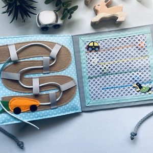 Matatókönyv gyerekeknek, fejlesztőkönyv, csendeskönyv 1 éves kortól, egyedi ajándék gyerekeknek - játék & sport - textilkönyv & babakönyv - Meska.hu