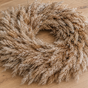 Őszi szél � természetes növény koszorú, 50 cm - otthon & életmód - dekoráció - ajtó- és ablak dekoráció - ajtódísz & kopogtató - Meska.hu