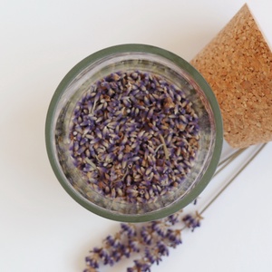 Zerowaste átlátszó üvegtároló parafa tetővel - Meska.hu