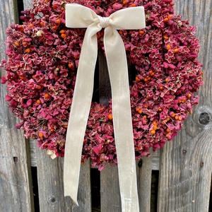 Kecskerágó koszorú, Otthon & Életmód, Dekoráció, Virágdísz és tartó, Koszorú, Virágkötés, MESKA