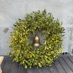 Extra nagy Fagyöngy koszorú - otthon & életmód - dekoráció - virágdísz és tartó - koszorú - Meska.hu