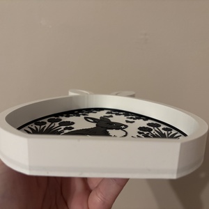 Húsvéti dísz sziluett - ünnepi díszek, dekorációk - húsvéti díszek és dekorációk - húsvéti asztaldíszek - Meska.hu