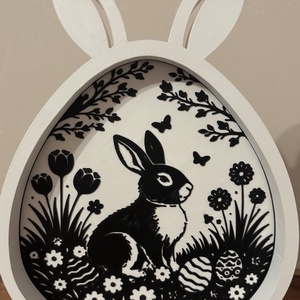 Húsvéti dísz sziluett, Ünnepi díszek, dekorációk, Húsvéti díszek és dekorációk, Húsvéti asztaldíszek, Mindenmás, MESKA