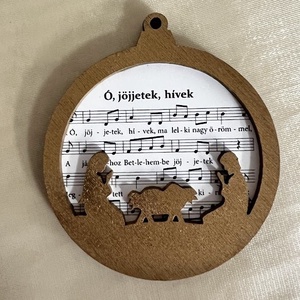 Bibliai karácsonyfadíszek, Karácsony, Karácsonyi lakásdekoráció, Karácsonyfadíszek, Famegmunkálás, Festett tárgyak, MESKA
