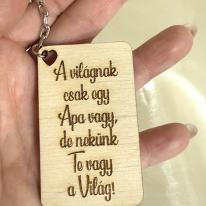 A világnak csak egy  kulcstartó szerelmednek akár Valentin napra is, Táska & Tok, Kulcstartó & Táskadísz, Kulcstartó, , MESKA