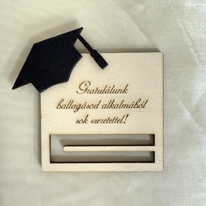 Ballagási pénzátadó ajándék fából  - otthon & életmód - papír, írószer - ajándékozás kellékei - pénzátadó doboz - Meska.hu