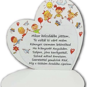 Ballagási búcsúajándék szív - otthon & életmód - dekoráció - asztal és polc dekoráció - asztaldísz - Meska.hu