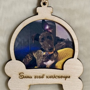 Fotóhelyes karácsonyfadíszek babáknak, kutyáknak, cicáknak - karácsony - karácsonyi lakásdekoráció - karácsonyfadíszek - Meska.hu